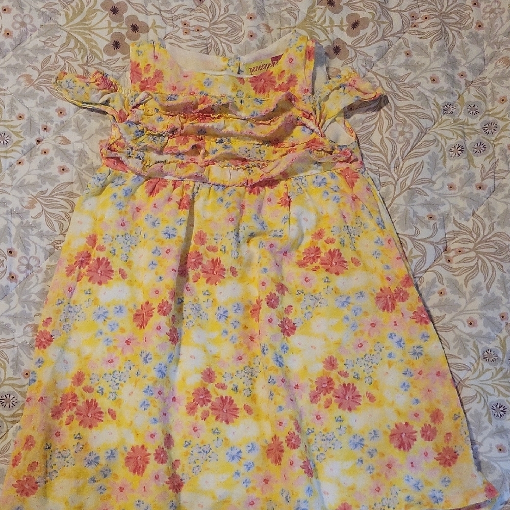 Penelope Mack Yellow And Pink Sundress Spring/Easter